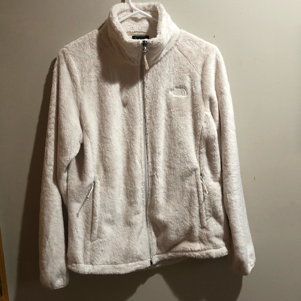 North Face fuzzy zip up